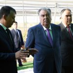 Президенти Ҷумҳурии Тоҷикистон Эмомалӣ Раҳмон дар ноҳияи Зафаробод хоҷагии моҳипарвариро ифтитоҳ намуданд