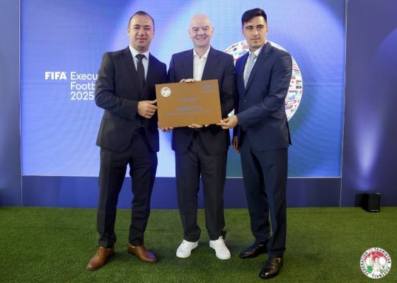 Федератсияи футболи Тоҷикистон соҳиби ҶОИЗАИ БИРИНҶИИ «FIFA FORWARD AWARDS» гардид