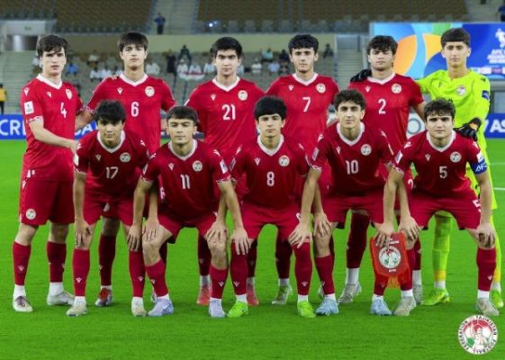 Мунтахаби ҷавонони Тоҷикистон (U-18) Чемпионати CAFA-2025-ро бо пирӯзӣ оғоз кард