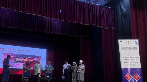 Баргузории чорабинии фарҳангӣ дар доираи “16-рӯзи мубориза алайҳи зӯроварии гендерӣ”