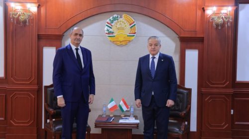 Сироҷиддин Муҳриддин бо сафири навтаъйини Италия дар Тоҷикистон мулоқот намуд