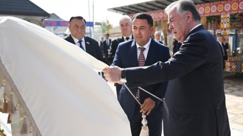 Президенти Ҷумҳурии Тоҷикистон Эмомалӣ Раҳмон дар шаҳри Ҳисор бинои Муассисаи томактабии «Сафия»-ро мавриди истифода қарор доданд