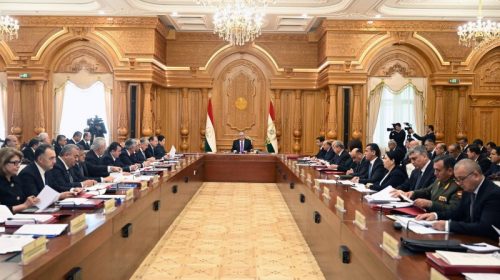 Маҷлиси Ҳукумати Ҷумҳурии Тоҷикистон баргузор гардид